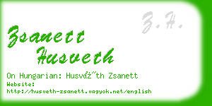 zsanett husveth business card